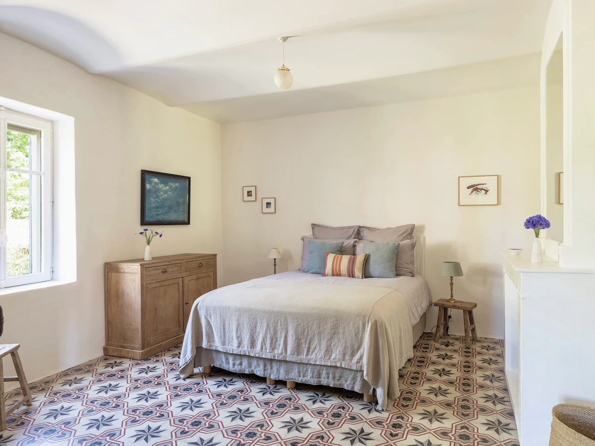 location uzes villa chambre